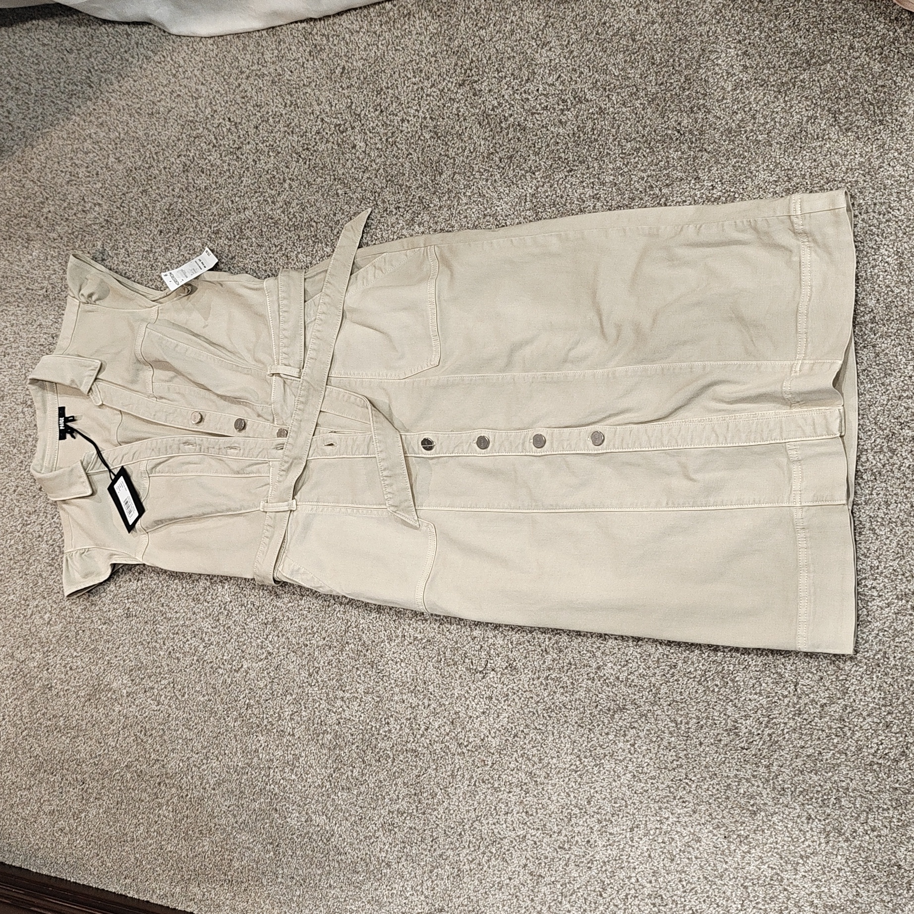 Nwt Paige Womens Jaxsyn Midi Dress Sz 8